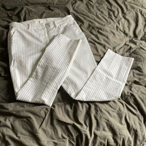 Pinstripe Straight Leg Business Pant